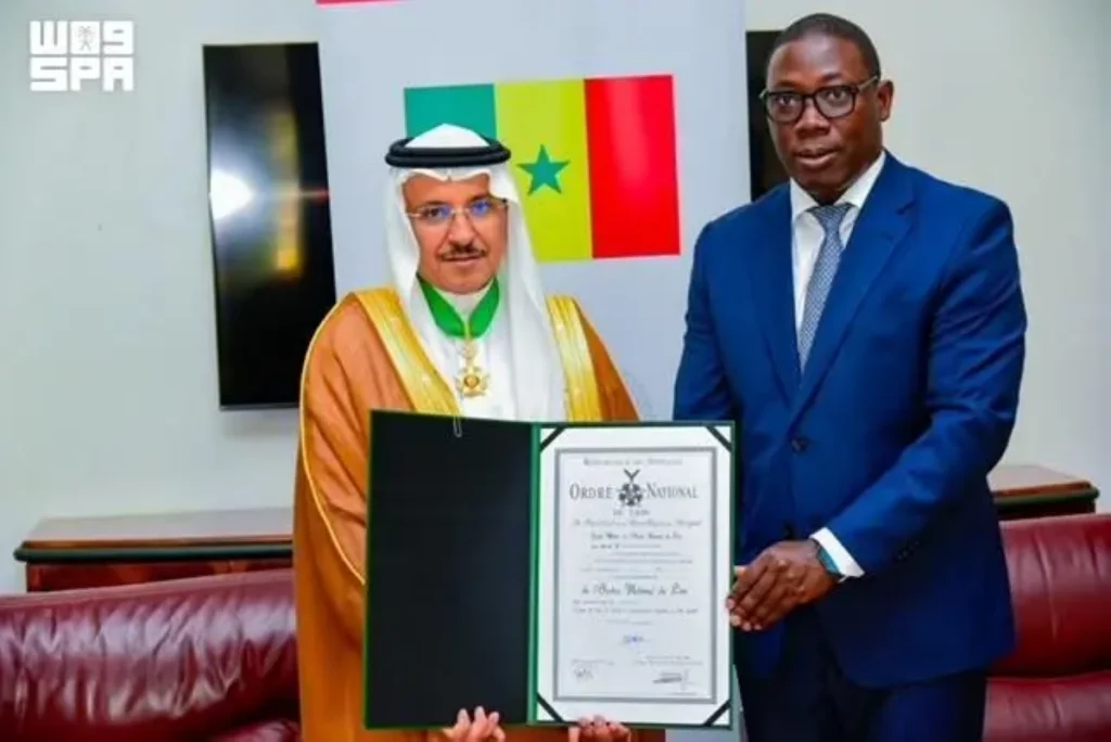 Saudi ambassador awarded with Senegal’s highest national honor