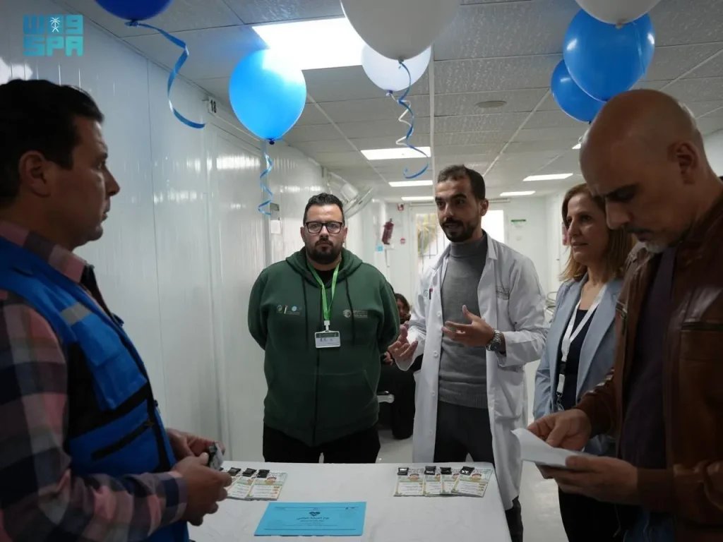 KSrelief Clinics Organize Awareness Activities in Zaatari Camp Marking World Health Day