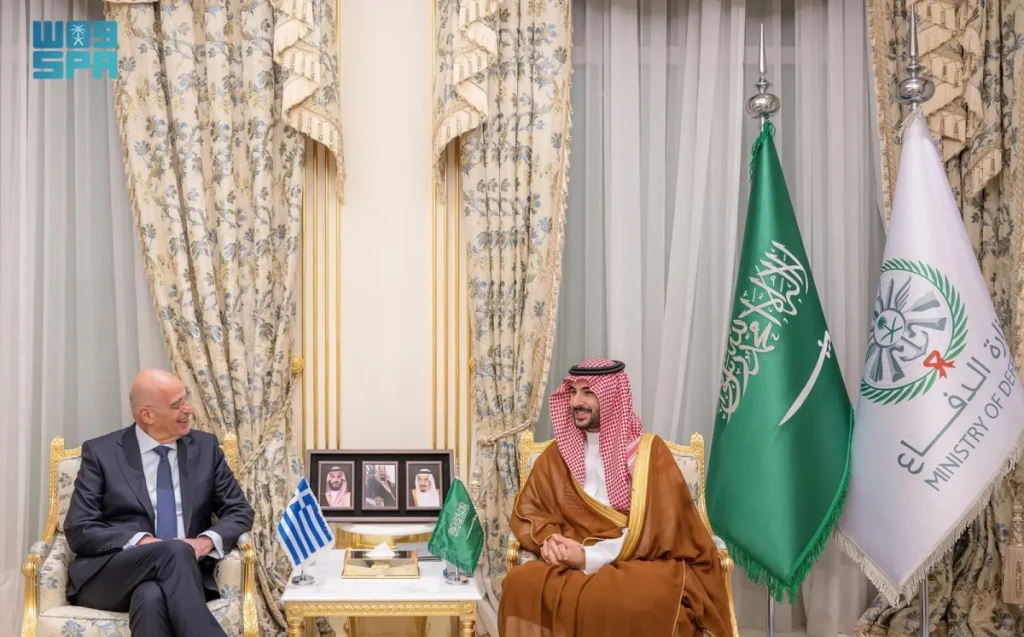 Saudi, Greek defense ministers discuss repercussions of Iranian attacks