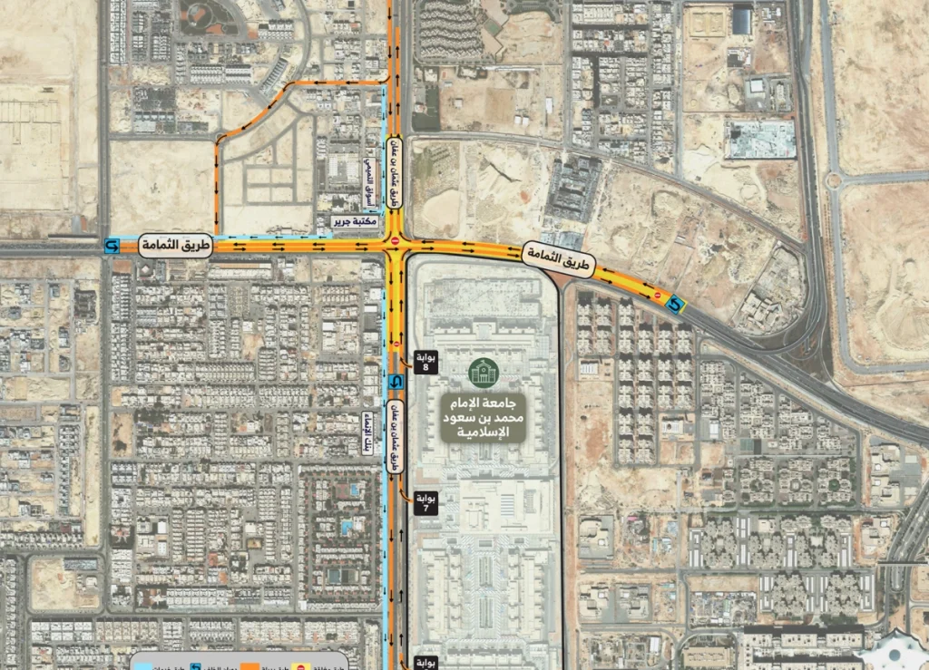 Riyadh to build tunnel, 4 bridges at Thumamah–Othman intersection
