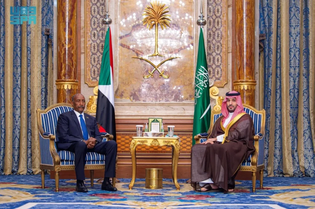 Saudi Crown Prince, Al-Burhan discuss safeguarding Sudan’s security and sovereignty