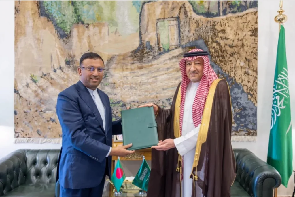 Crown Prince receives message from Bangladeshi prime minister