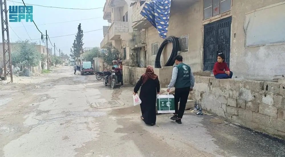 KSrelief Distributes 746 Food Baskets in Syria’s Rif Dimashq