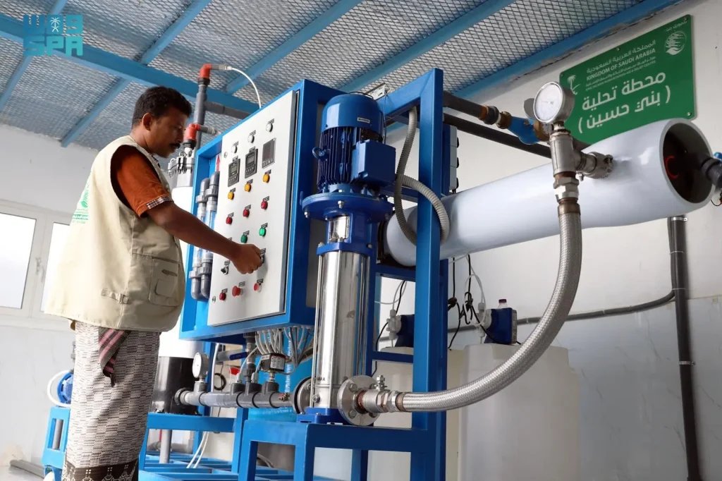 KSrelief Continues Water Supply and Environmental Sanitation Project in Hajjah and Saada