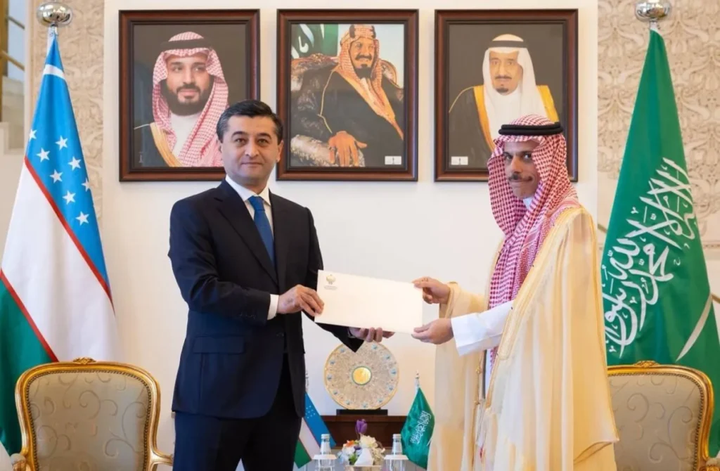 Crown Prince receives message from Uzbekistan president