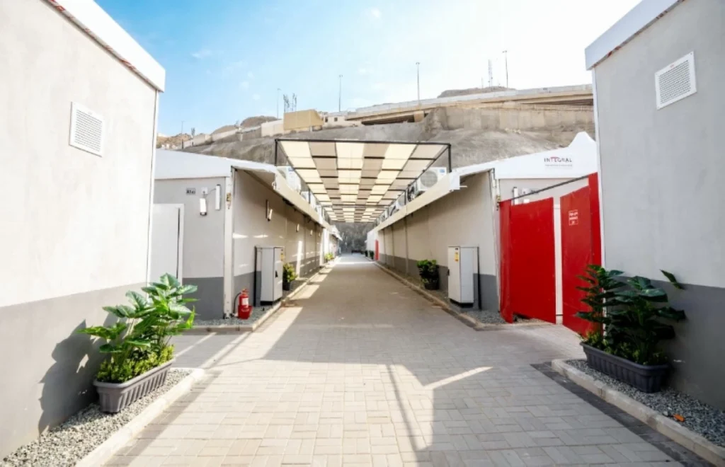 New identity for pilgrims’ tents with integrated facilities in Mina