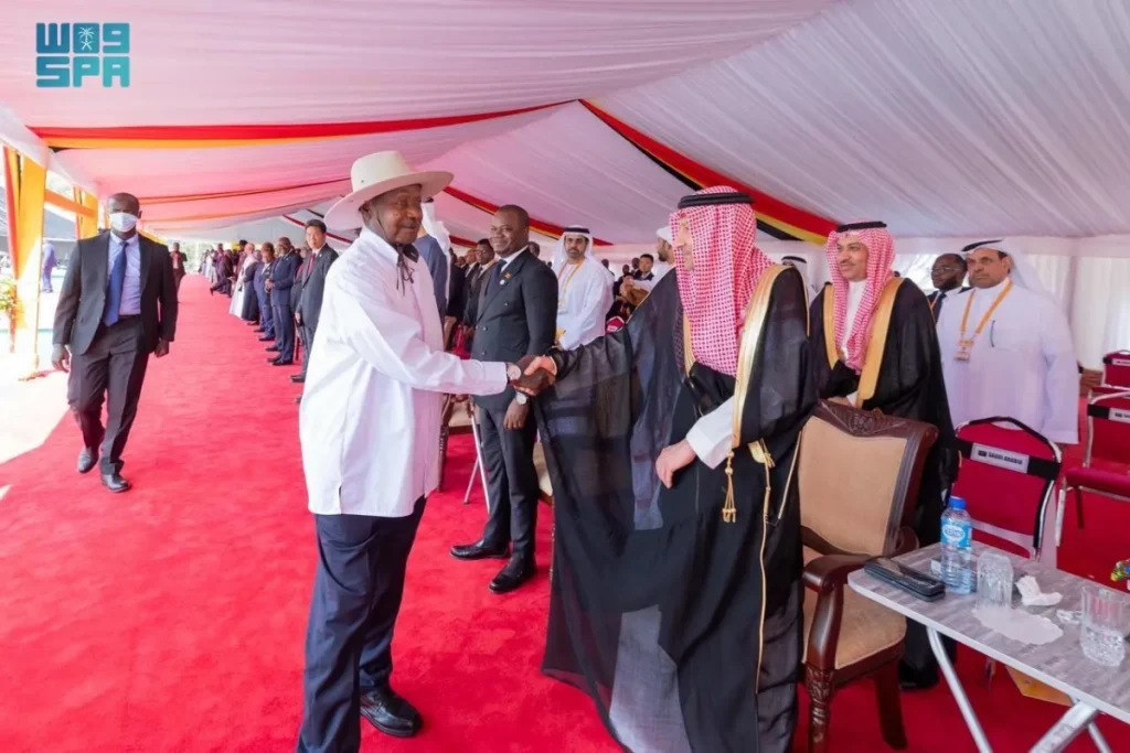 On behalf of Crown Prince, Al-Kheraiji attends Ugandan president’s inauguration ceremony