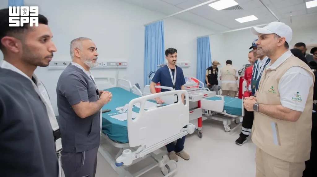Minister Al-Jalajel inspects readiness of healthcare facilities at holy sites