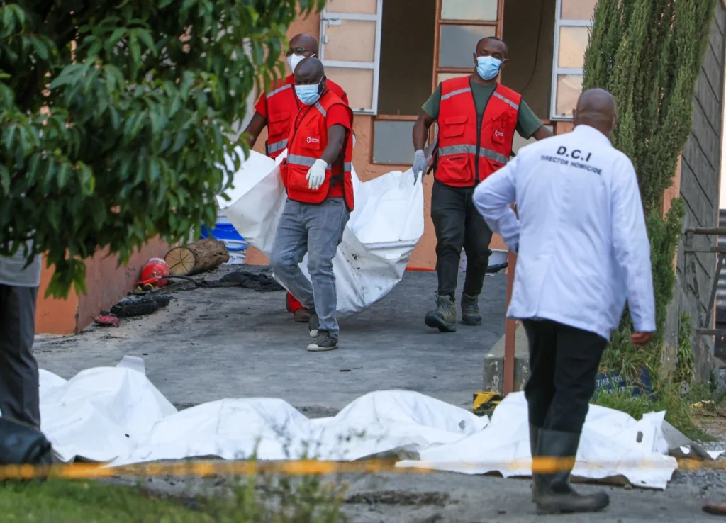Eight girls arrested in Kenya on suspicion of arson after deadly school fire