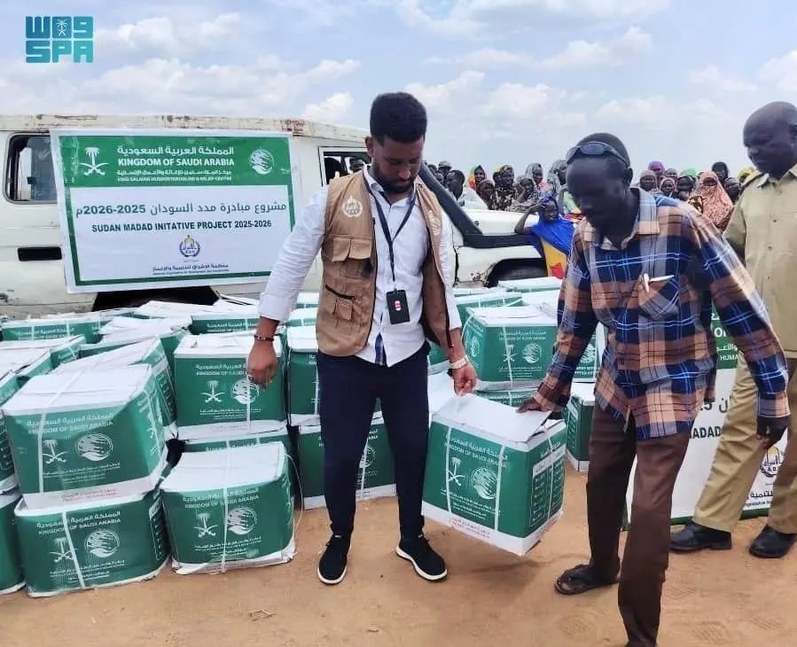 KSrelief Distributes 1,700 Food Baskets in Bau Locality, Blue Nile State, Sudan