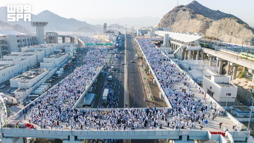 Which Holy Site Pilgrims Visit First During Hajj?