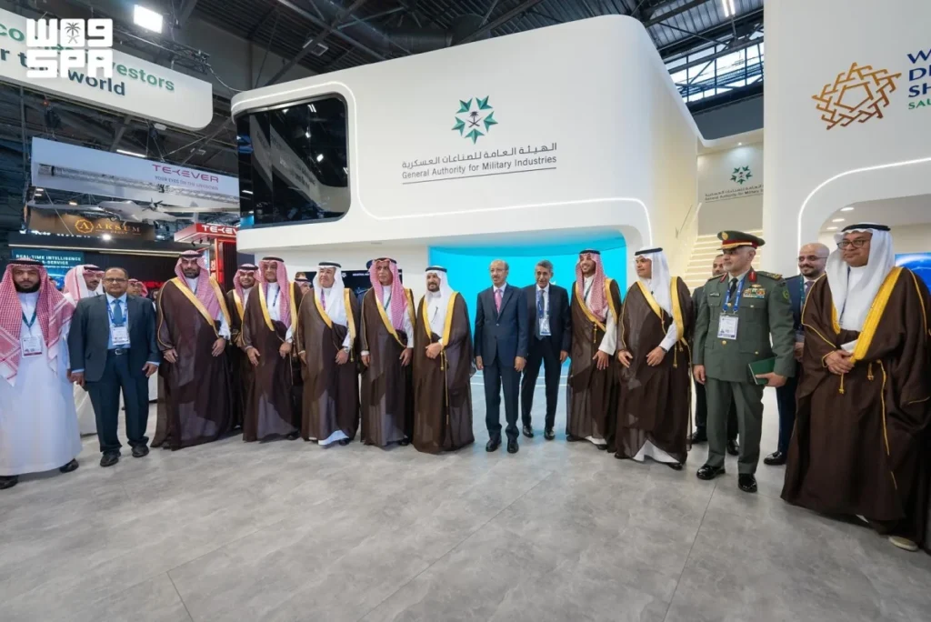 Saudi Pavilion, showcasing cutting-edge defense systems, inaugurated at Eurosatory 2026 in Paris