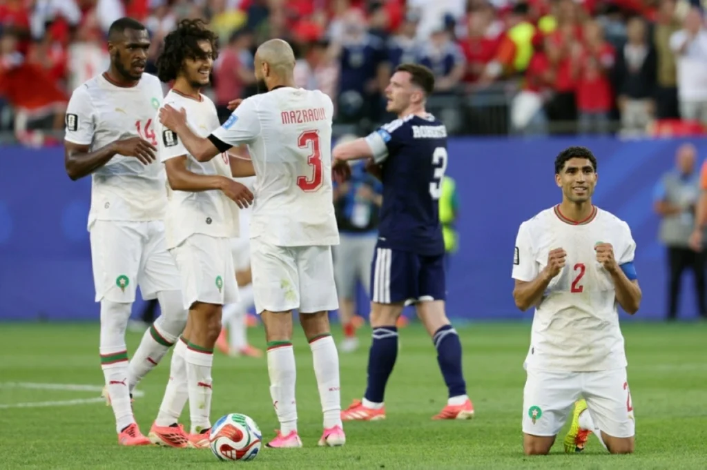 Early Saibari strike lifts Morocco past Scotland