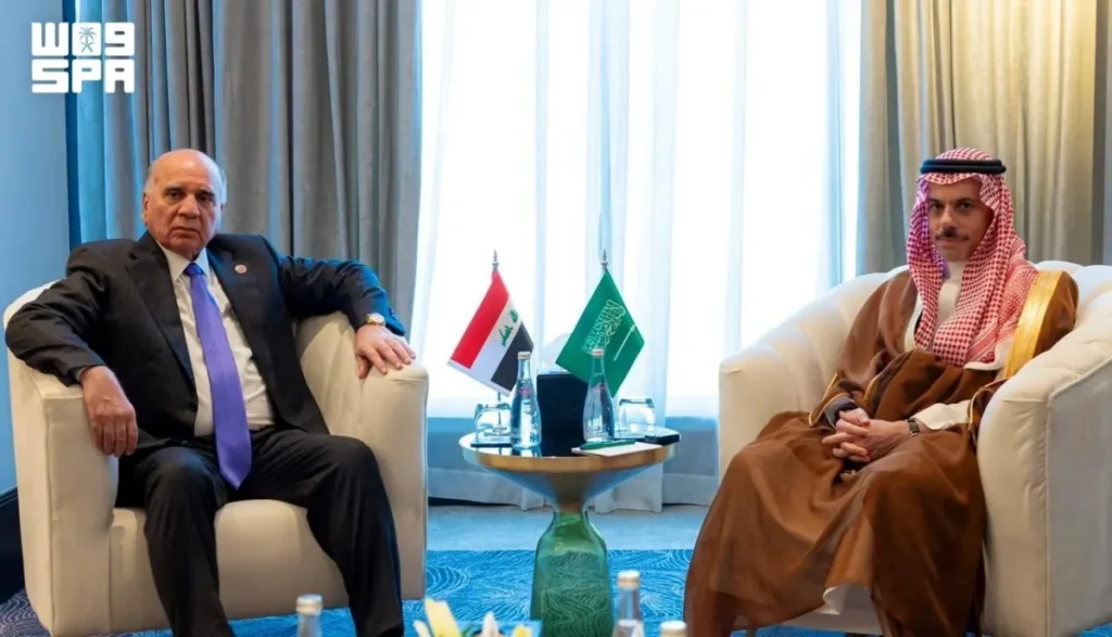 Saudi, Iraqi FMs stress preventing Iraq from being used to attack neighbors